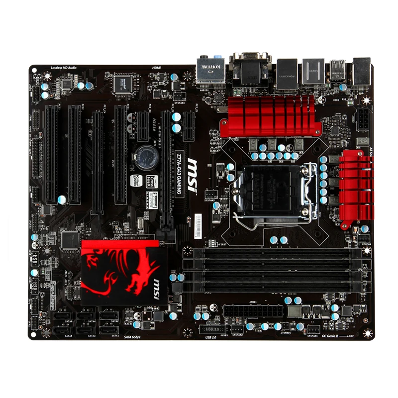 MSI Z77A-G43 GAMING Motherboard with Intel LGA 1155 socket Supports 3rd Gen Intel Core i7/i5/i3/Pentium/Celeron processors