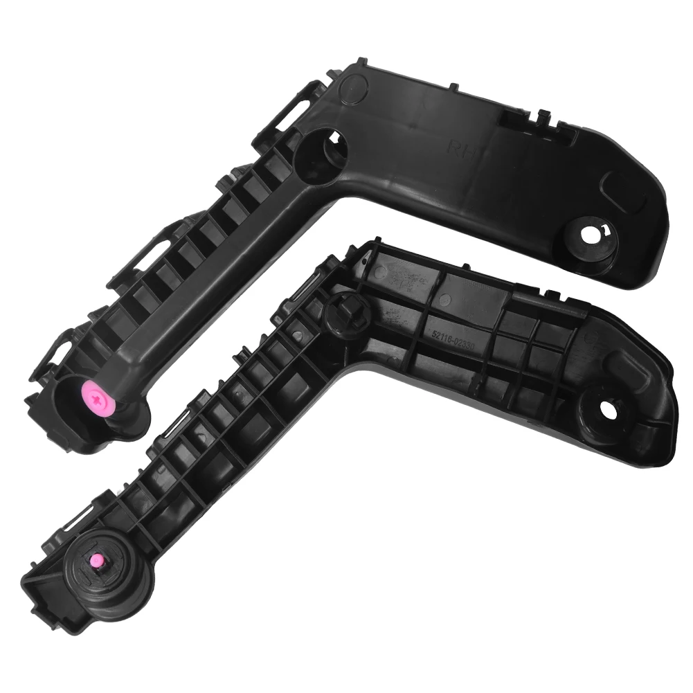 For 2017 2018 2019 Toyota Corolla Pair Front Bumper Retainer Mounting Brackets Set 5211502350 TO1043131 5211602330 TO1042131