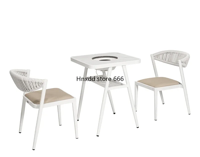 Furnace balcony tea table and chair combination small apartment household