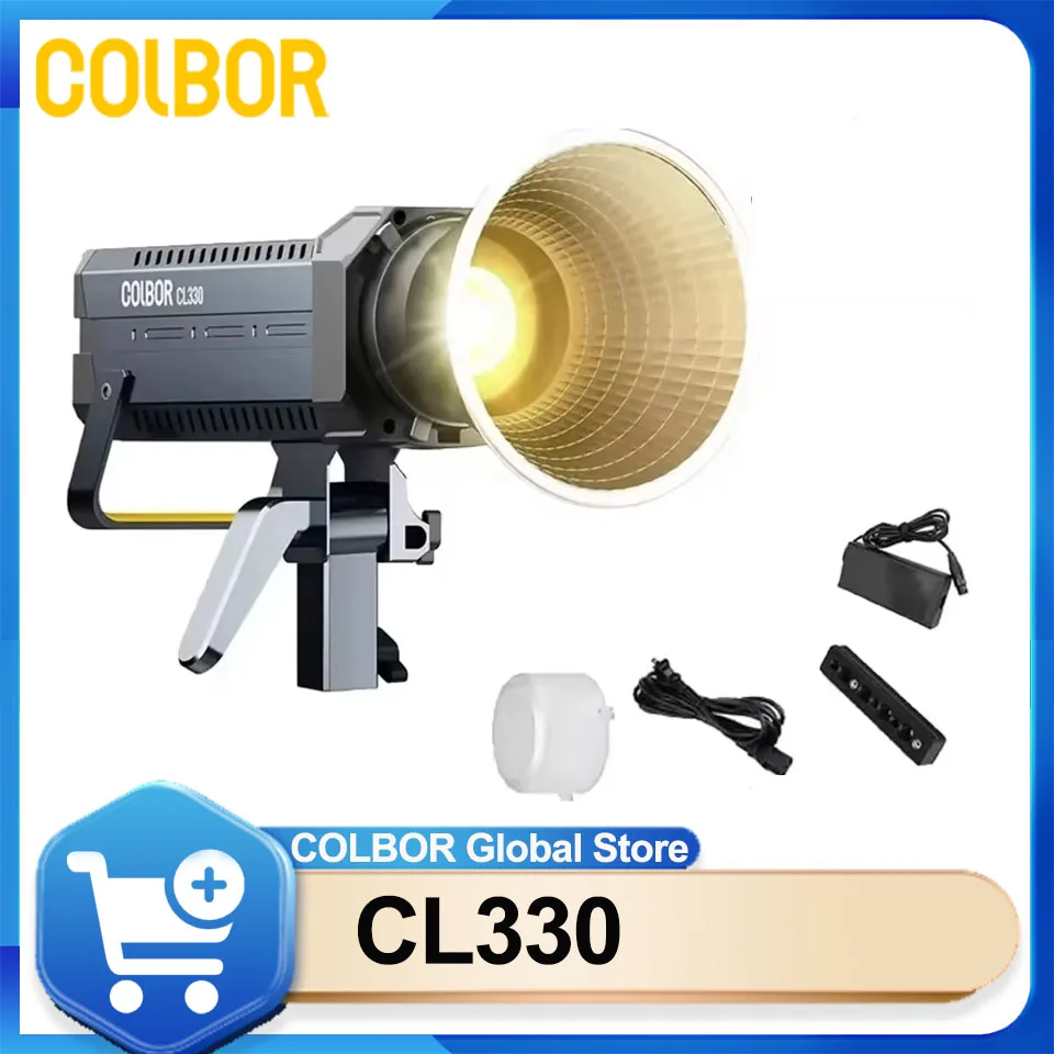 

COLBOR CL330 Photography COB Lighting Kit Led Video Light for Camera VS Amaran 200X 200D Photo Studio