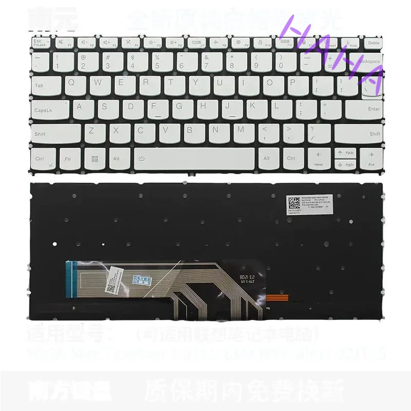 New Laptop Keyboard For Lenovo Ideapad Yoga Slim 7-13ACN05 Yoga Slim 7-13ITL05 Yoga Slim 7 Carbon 13ITL5 English US With Backlit