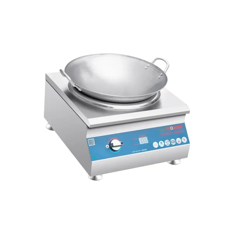 

Commercial Concave Induction Cooker 3500W Single Burner Countertop Wok Stove for Restaurant Kitchen