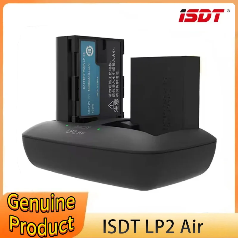 ISDT LP2 Air Battery Charger Mix-dual Channel/ APP Connection Compatible 3 Types Battery for Canon Digital Video Equipment