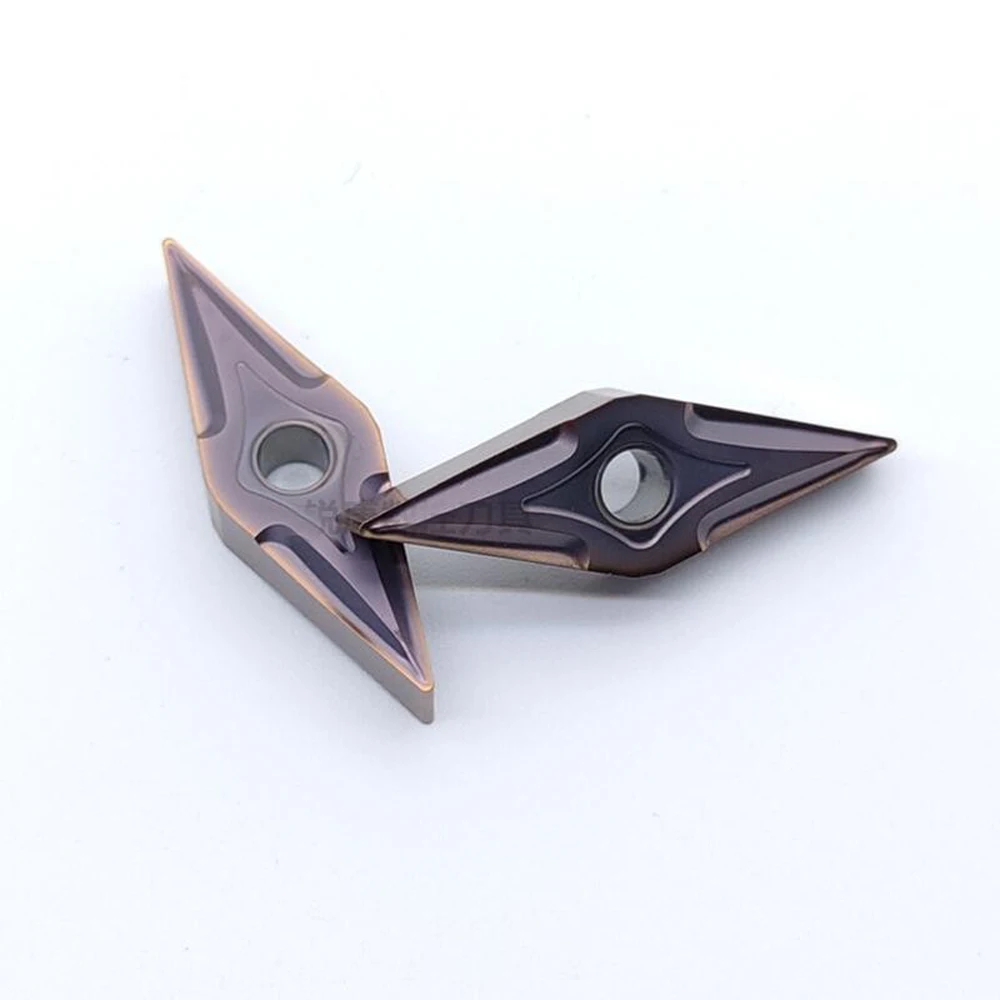Original Turning Tool CNC Cutter VNMG160412-EF VNMG160408-EF VNMG160404-EF YBG205 Fine Finishing Carbide Inserts Stainless Steel
