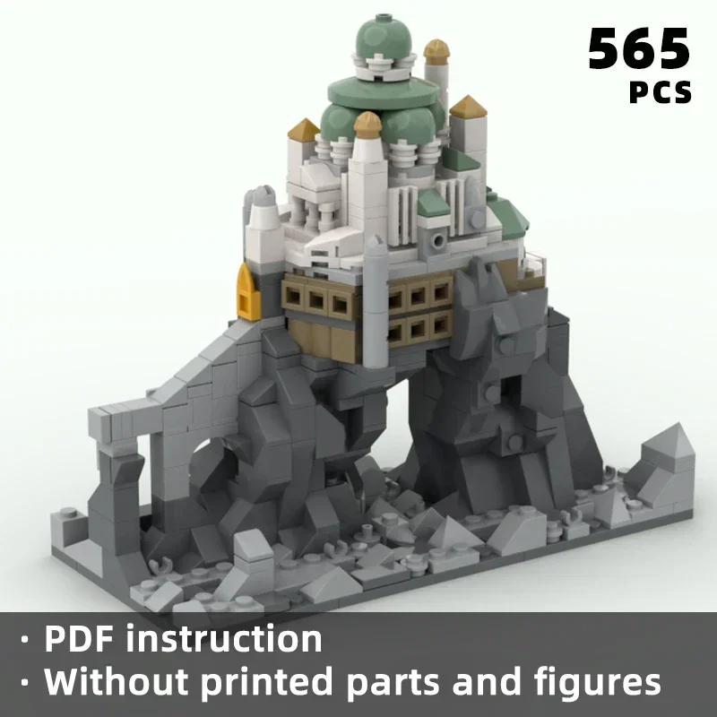 

dragon game movie castle diorama bricks keep scene of the ice blocks fire muralha fans moc toy and decoration