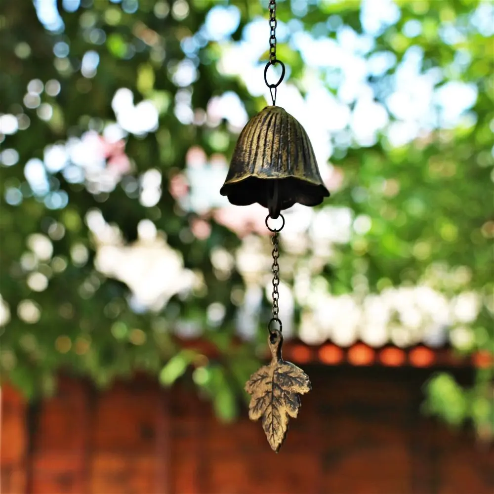 Craft Cast Iron Wind Chimes Vintage Simple Blessing Bell Creative Retro Landscape Bell Homestay