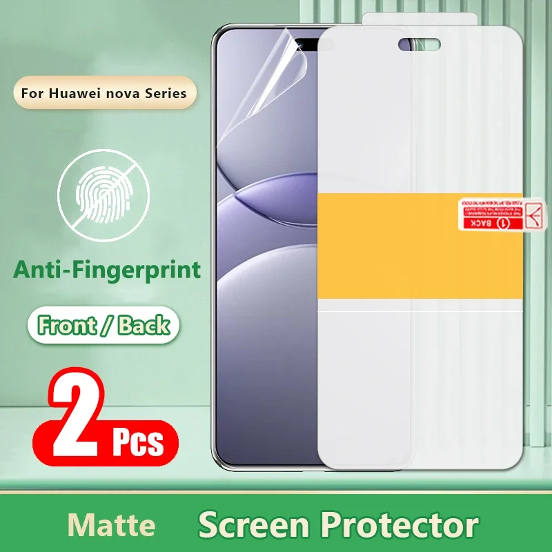 

2Pcs Matte Hydrogel Film For Huawei nova 14 13 13i 12 12i 12s 11 10 9 Pro Ultra Lite SE Frosted Game Screen Protector Not Glass
