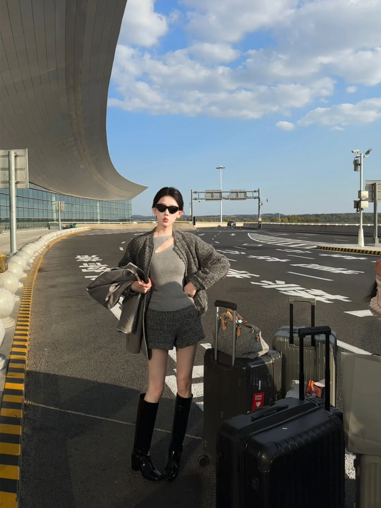 

Luhe Sea Hydra ажурный вязаный свитер модный универсальный шерстяной повседневный женский длинный све круглый топ Ne Top