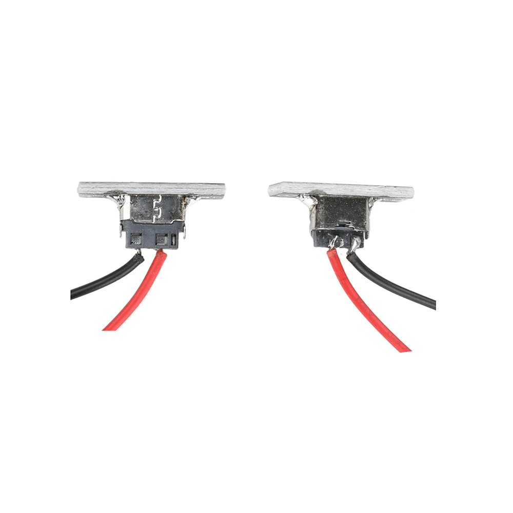 Jack USB a 2 pin Porta dati di ricarica Porta di ricarica impermeabile di tipo C Linea di striscia 2P di connettore femmina con giunto a saldare