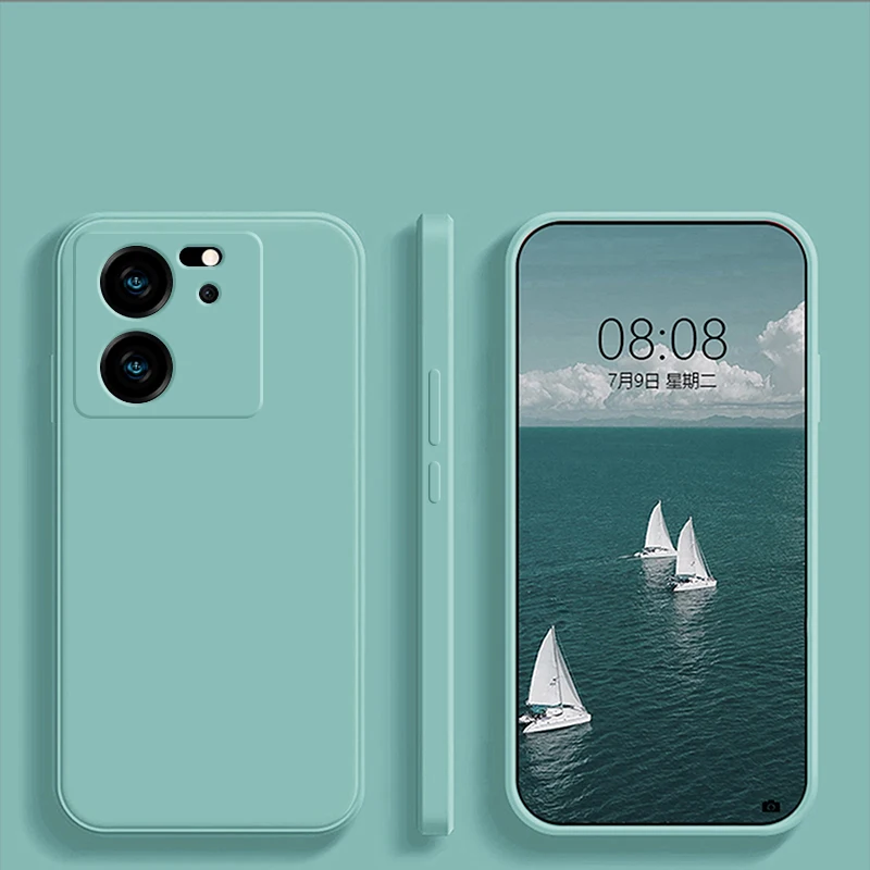 Mi 13 t 13 t mi13t pro Fall Luxus quadratische flüssige Silikon Handy hüllen für Xiaomi mi 13 t mi 13 t pro mi13t pro 5g Soft Back Cover – Detail 18