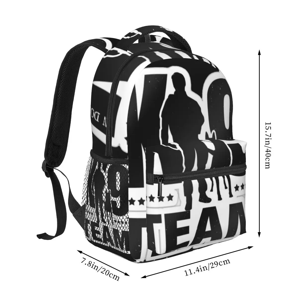 K9 Team Casual Backpack Unisex Students Leisure Travel Computer Backpack