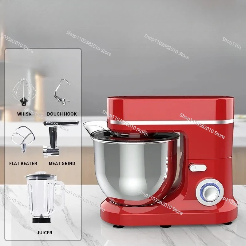 10L Multifunctional Household Chef Machine, Small Kneading & Blender & Meat Grinder Integrated