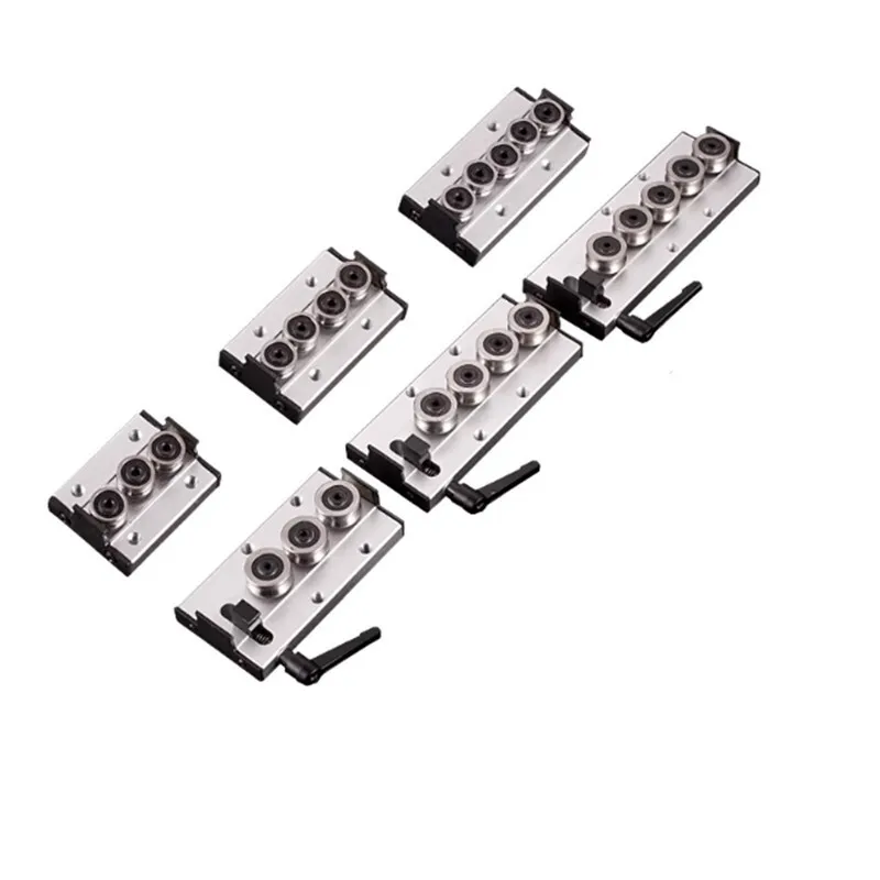 1PCS SGR10 Built-In Dual-Axis Core Roller Slider SGB10 SGB15N SGB/20N/20/25N/35 + 3/4/5 Wheel With Or Without Locking CNC Parts