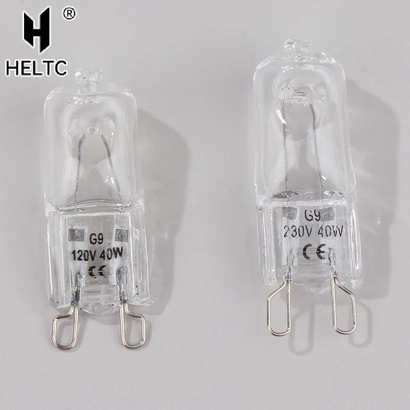 

❤ Горячая 40 Вт G9 лампа для духовки, устойчивая к высоким температурам галогенная лампа для холодильников, духовок, вентиляторов