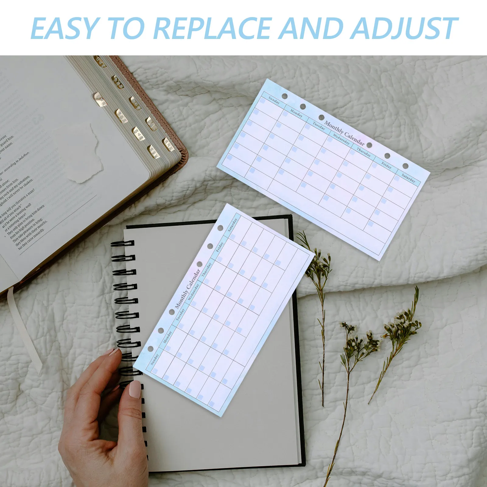 14 feuilles de recharge pour a - Planner Weekly Budget avis et prix