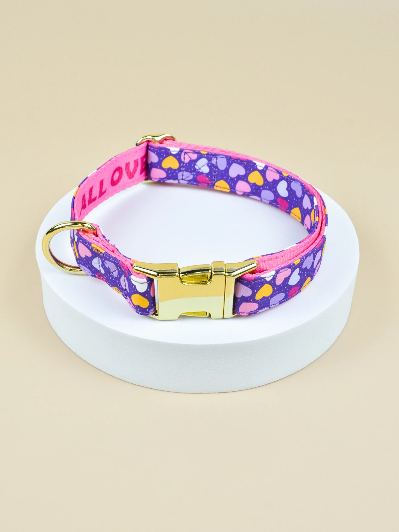 Valentinstags- und Neujahrsgeschenke für mittelgroße Hunde und kleine Hunde. Niedliches Haustierhalsband, doppelseitig bedrucktes Haustierhalsband für Hunde und Katzen – Detail 10