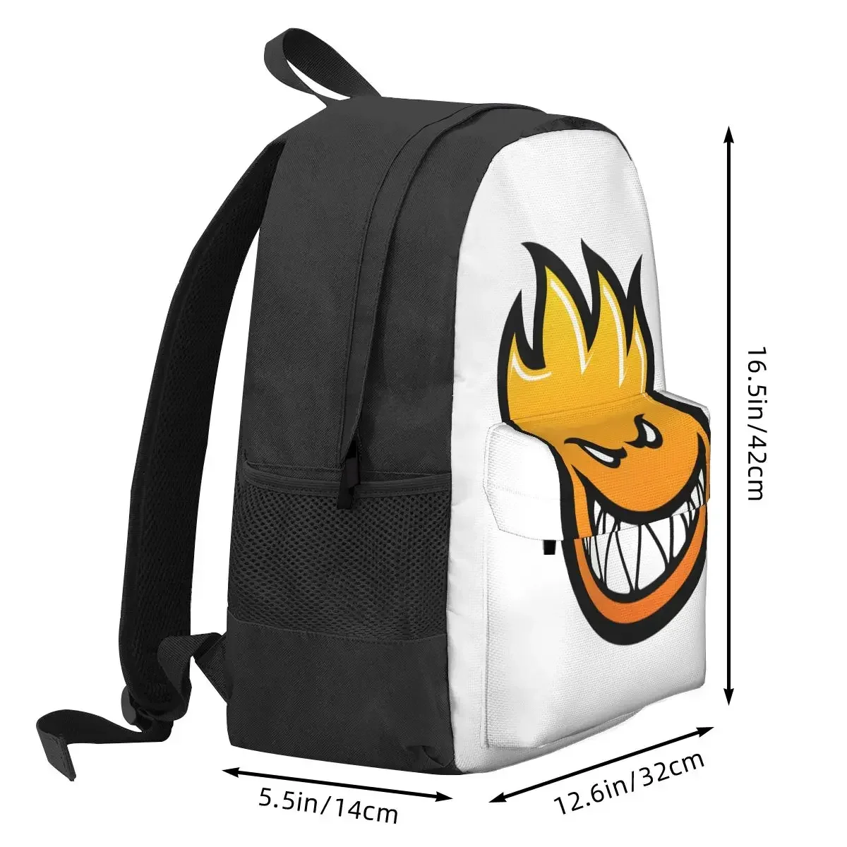 Spitfire Skate Backpacks Boys Girls Bookbag Students School Bags Cartoon Kids Rucksack Travel Rucksack Shoulder Bag