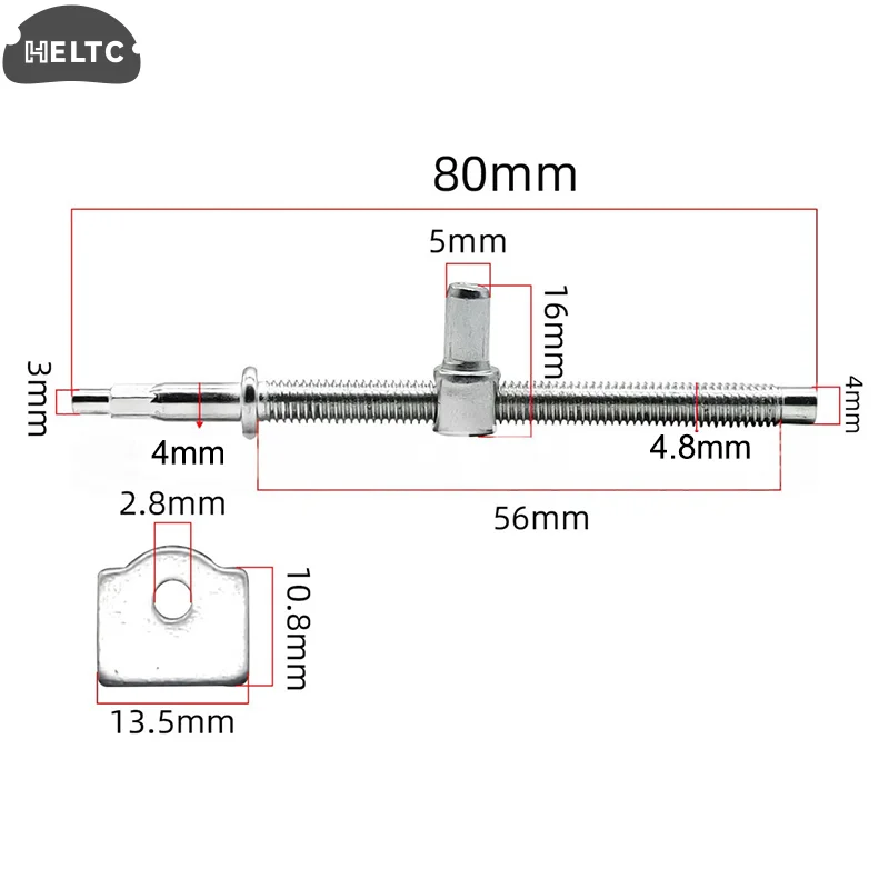 1pcs Electrical Metal Chainsaw Tension Chain Adjuster Screw Nut Black/Silver Gray Metal For 5016/6018 Electric Saw