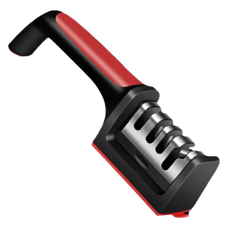 1 Piece Household Multifunctional Knife Sharpener Fast Grinding Restore Blade Sharpness Non Slip Base Simple Operation Suitable For Kitchen Knives Fruit Knives Scissors Easy To Clean And Store For Home Cooks Practical Kitchen Maintenance Gadget