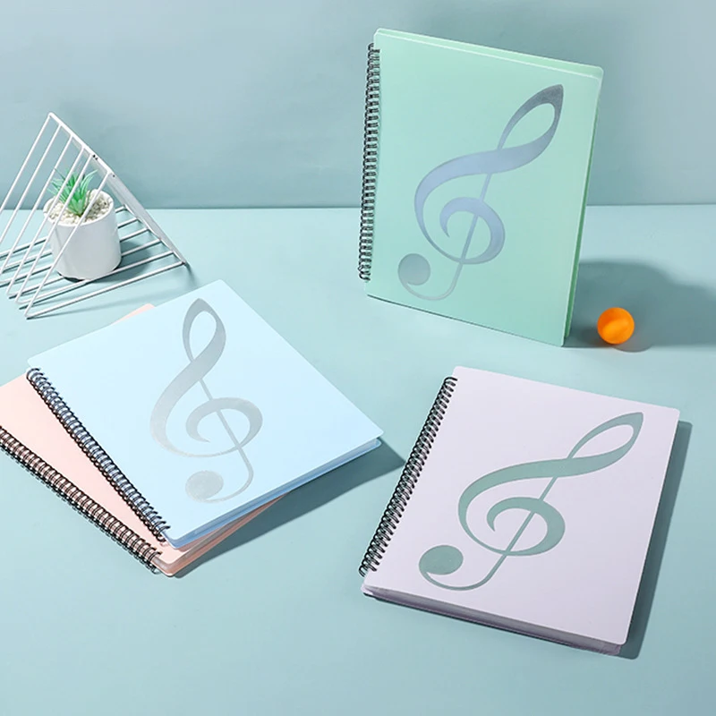 60Pages Piano Score Folder A4 Size Music Score Paper Sheet Note Document File Organizer Storage Folder Holder Case NO SheetMusic