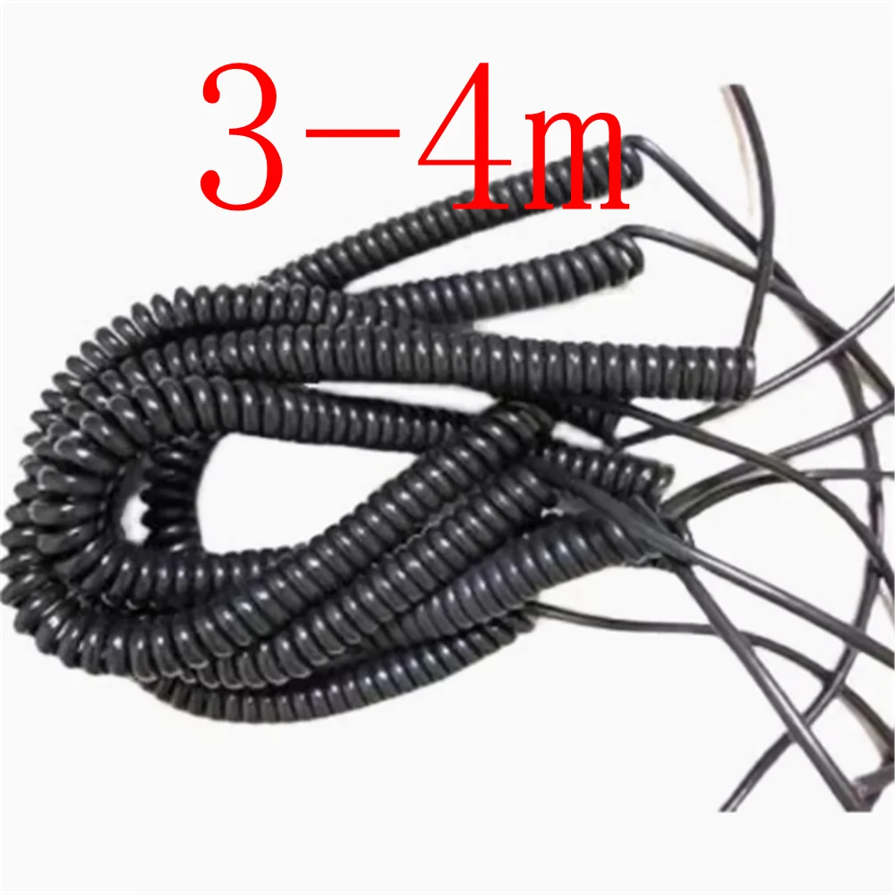 6/7/12/14/15/16/18/19/21/26 core spiral cord coiled cable for CNC Electronic Handwheel Spring Wire Cable Manual Pulse Generator