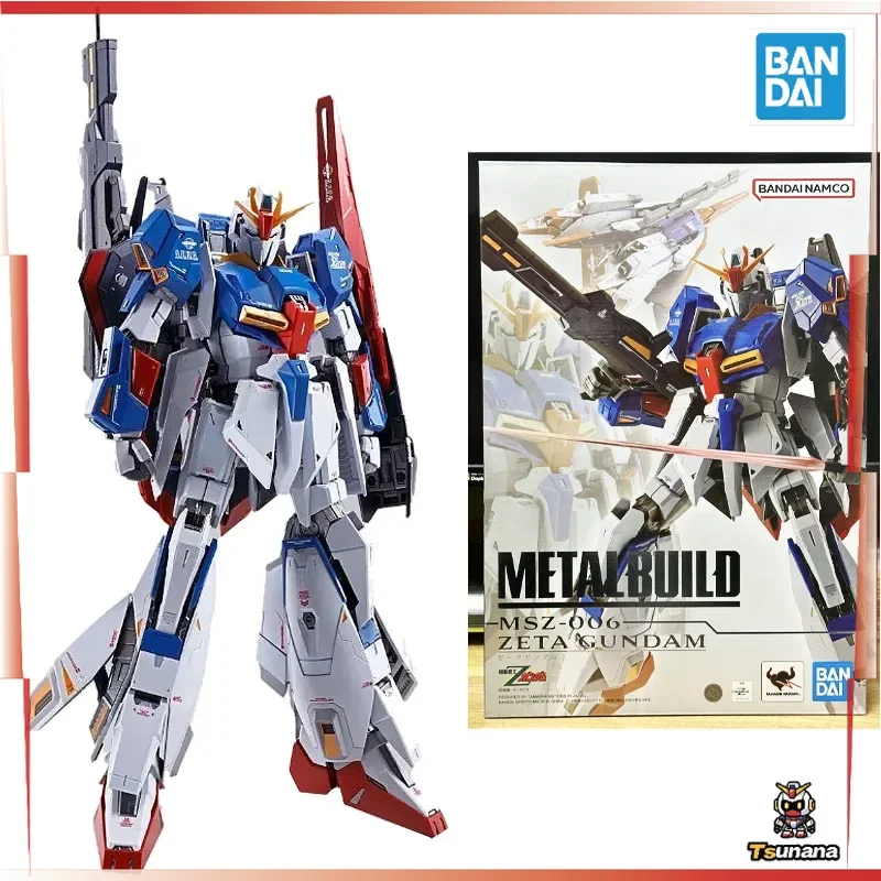 

В наличии оригинальная металлическая фигурка BANDAI MB MSZ-006 Zeta Gundam 19 см, аниме-фигурка, модель, коллекционные экшн-игрушки, подарки