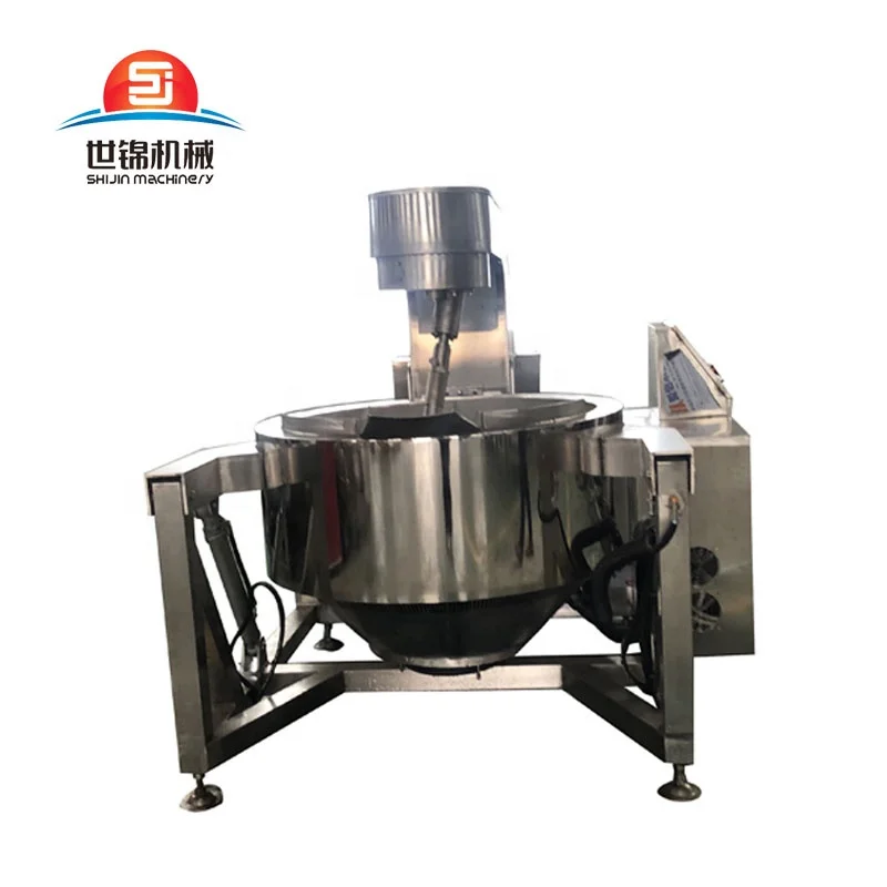 Industrieller Planeten-Rührbehälter aus Edelstahl, Rührmaschine für Käse, Kochen, Rühren