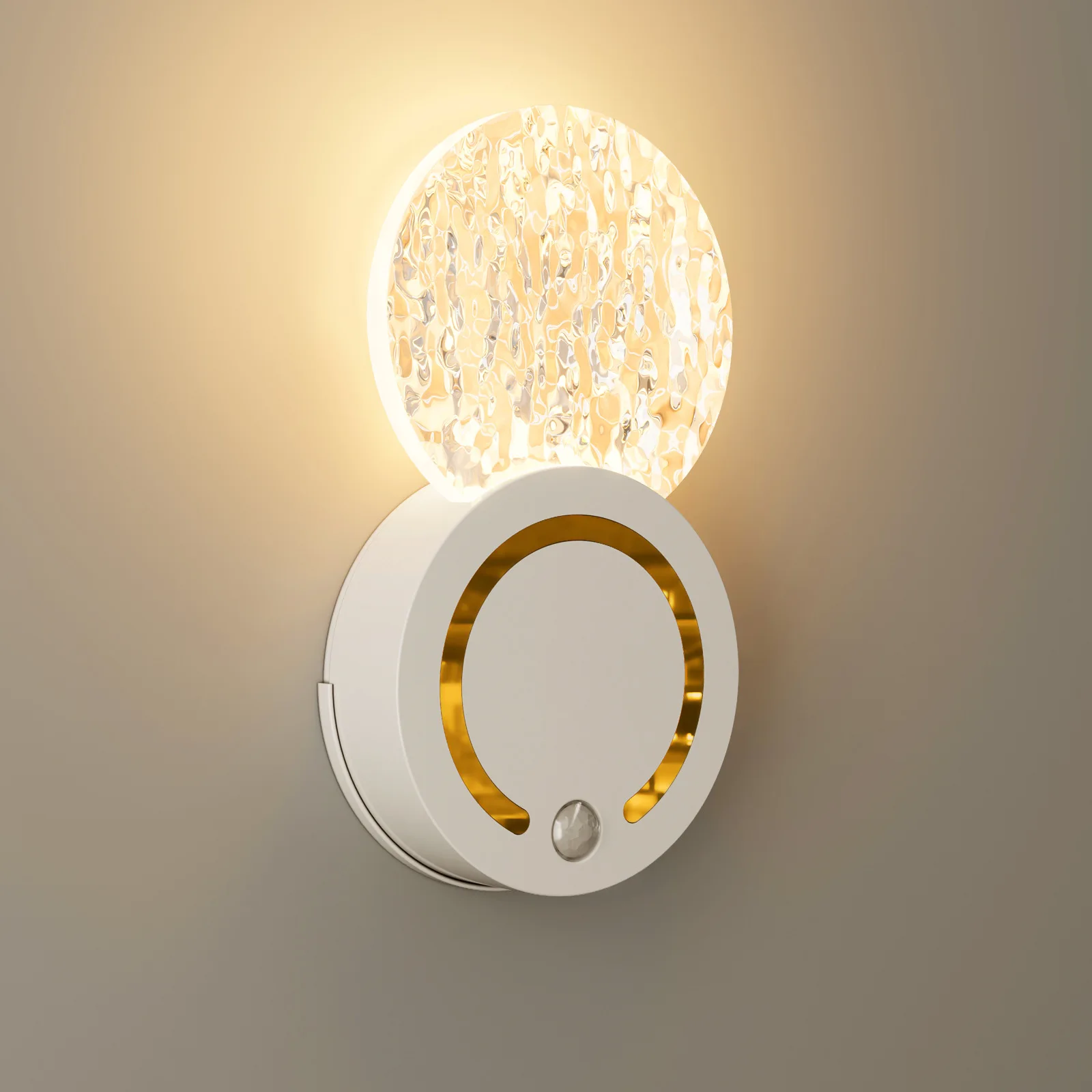 

Night Light With Motion Sensor Rechargeable Wall Lamp LED 3 Colors Magnetic Bedside Lamp For Bedroom Stair Hallway Decor