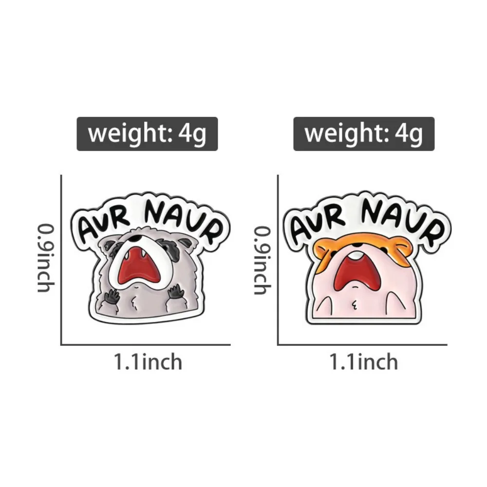 Tariff-Free Since 1853 Enamel Pins Cute Screaming Raccoon Avr Navr Metal Badge Brooch Lapel Hat A Gift For Children And Friends