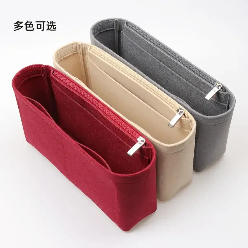 Suitable for Chan Chanel flap bag, inner liner, ultra light storage and organization, support bag middle bag inner pocket zipper