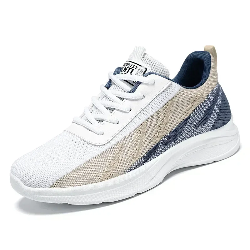 Heren lente nieuwe casual loopschoenen sport ademend antislip tennissneakers zachte zolen ultralichte studentenbezorgschoenen