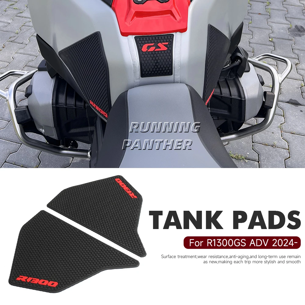 

R1300GS ADV накладки на топливный бак мотоцикла для BMW R1300GSA R 1300 GS ADV R1300GS Adventure 2024-резиновая наклейка, защита от скольжения