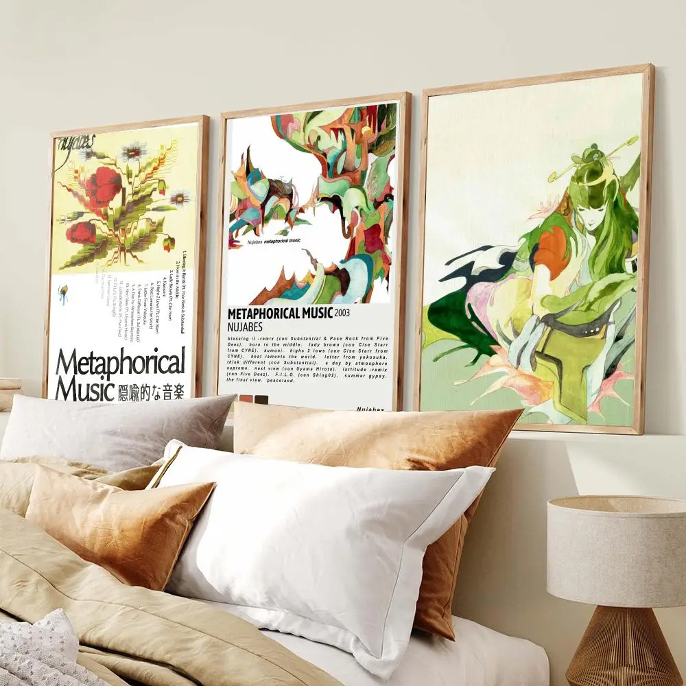 N-Nujabes luv(sic) Poster PP Wall Art Prints Poster for Dorm Room Apartment Home Office Room Decor Gift Waterproof