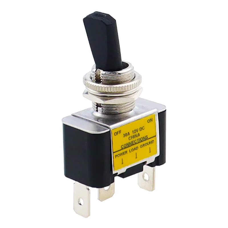 30A 12V Auto Illuminated Toggle Switch LED 2 Position Truck SPST ON Off For Car Automotive Boat ATV 1PC