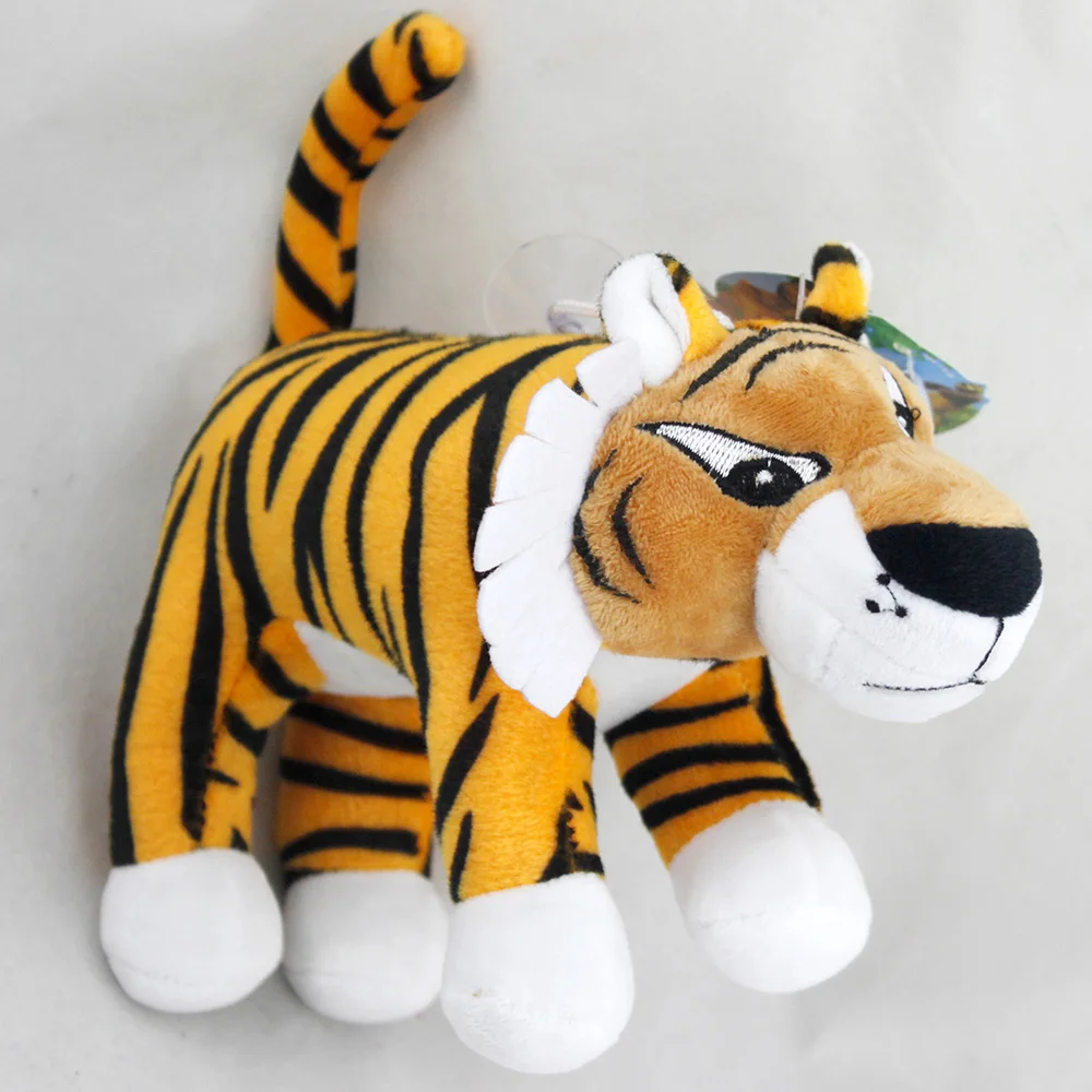 Il libro della giungla Shere Khan Tiger peluche da 8,5 pollici, bambola di peluche del film di peluche della mitologia nera del film dei cartoni animati