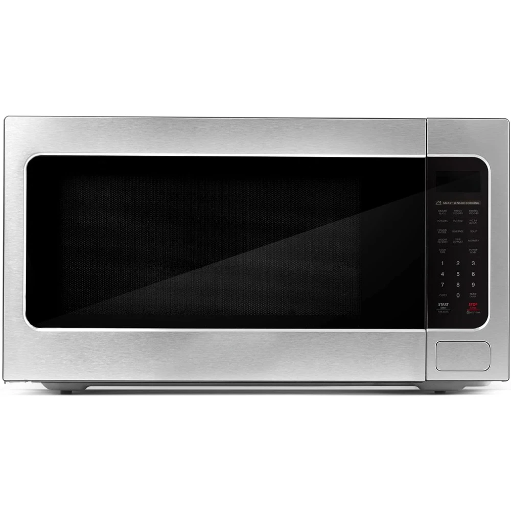 

Countertop Microwave Oven with Smart Sensor, Touch Presets, 1200W & 2.2 Cu. Ft. Capacity, 24 Inch, Stainless Steel Microwave