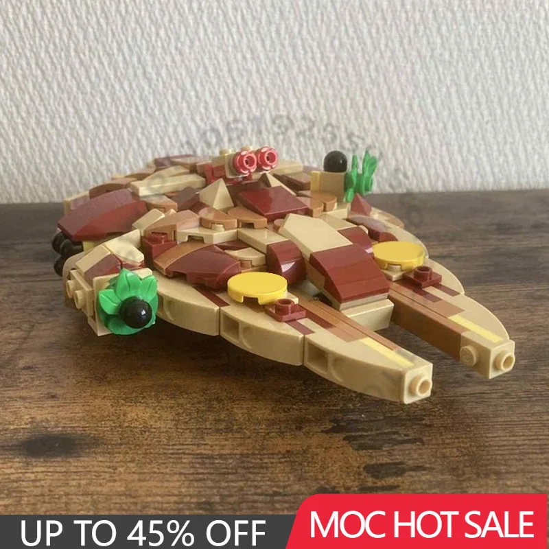 

324PCS MOC Customize Star Battle Series Falcon 76970 Alt Model Building Block Creative Technology Assembly DIY Toy Birthday Gift