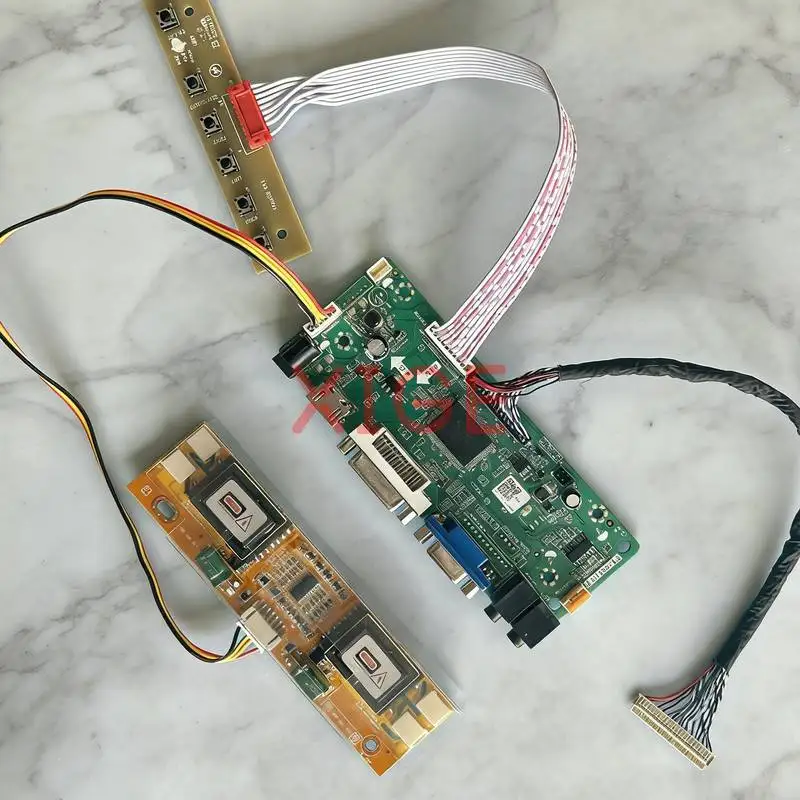 

For M190EN03 M190EN04 M190EG02 M190EG01 Screen Drive Controller Board Kit DIY 4-CCFL VGA DVI HDMI 1280*1024 30Pin LVDS 1280x1024