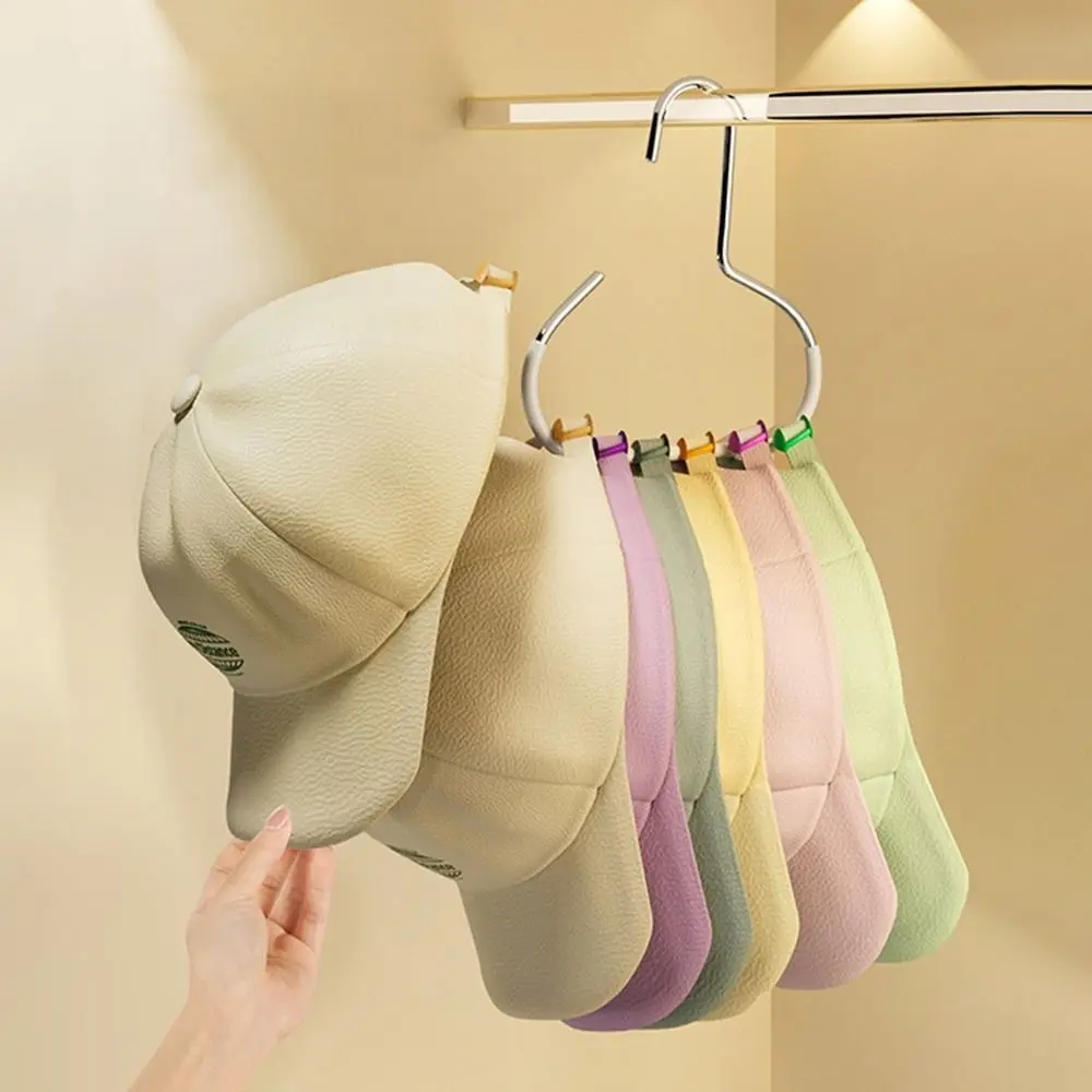 Fashion Circle Ring Hat Hanger Non-marking Non-slip Hat Storage Hook Hat Display Racks