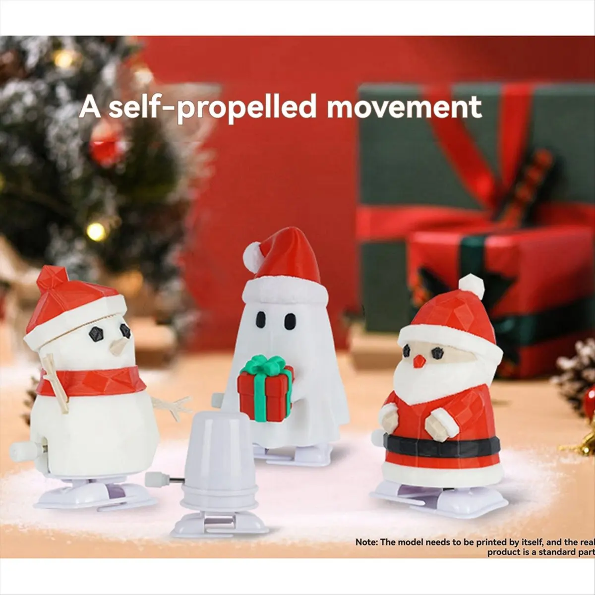 

6 шт. заводной ножной робот Рождественский заводной самоходный механизм Развивающие игрушки Аксессуары с 3D-печатью [Дневник жизни]