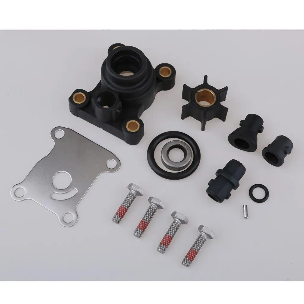 

Marine Water Pump Impeller Service Kit Complete Replacement for Johnson Evinrude Outboard Engine 394711 0394711 Durable Plastic