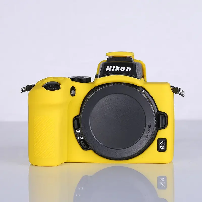 Coque en silicone souple pour appareil photo numérique Nikon Z50, peau d'armure, coque de protection du corps