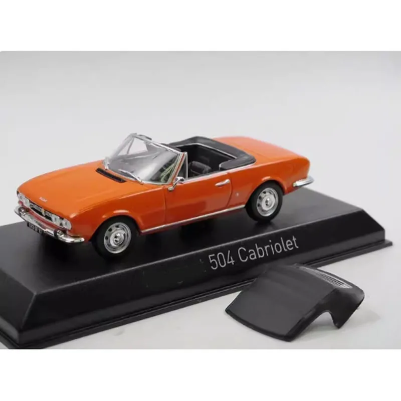 Norev1:43 Scale 1970 Cabrio 504 Alloy Convertible Model Car Classic Adult Souvenir Gift Static Display Hobby Collection