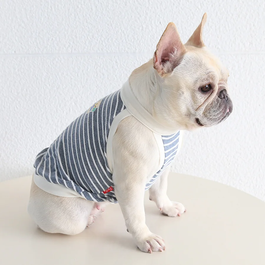 

Mutihome French Dog Baby Bear Neck Vest Fat Dog Clothes Yingdou Bago Corgi Dog Clothes Pet Clothes Dog Suppliers