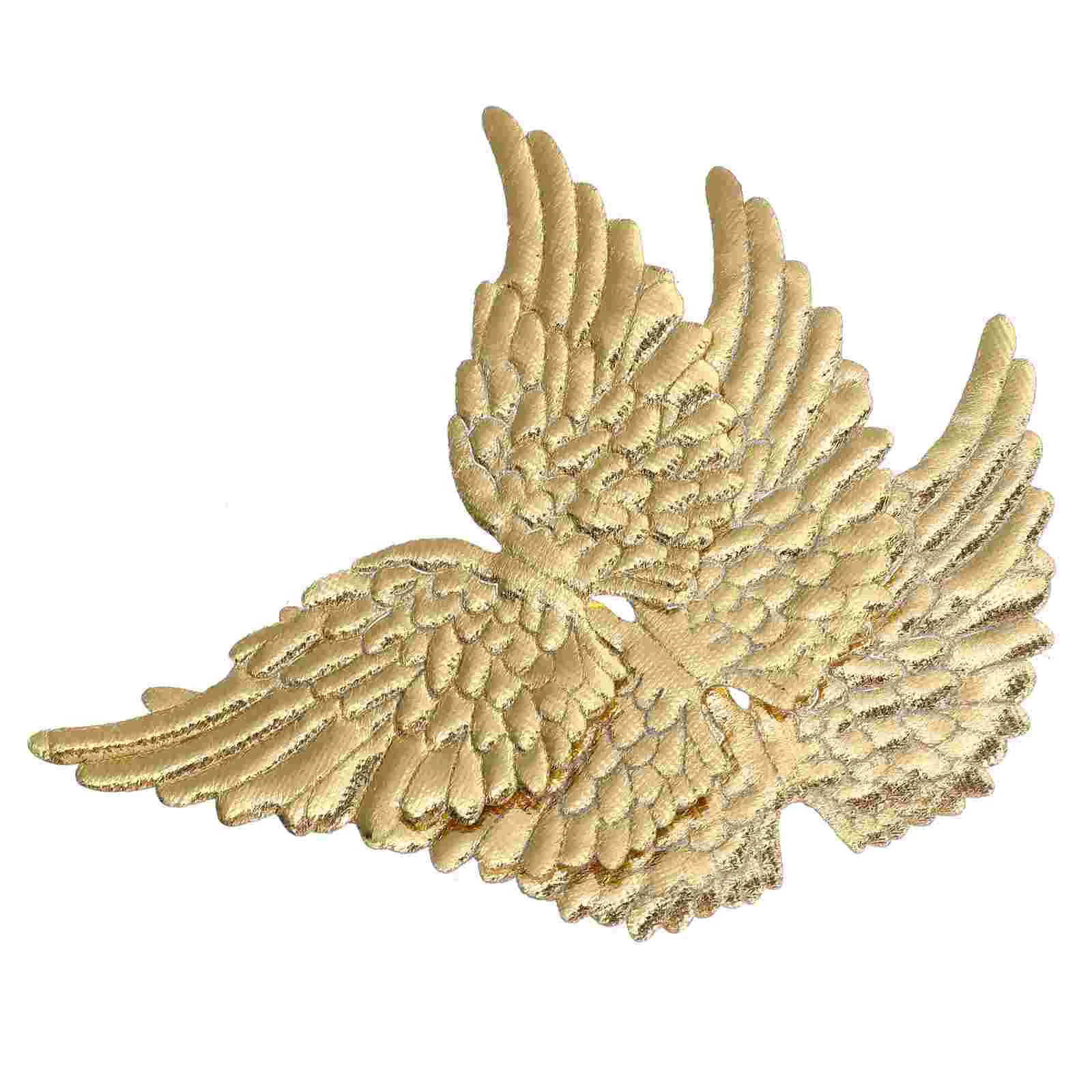 12 Pcs Angel Wing DIY Accessories Christmas Ornaments Wings Plastic Party Favor Decors Fabric Travel