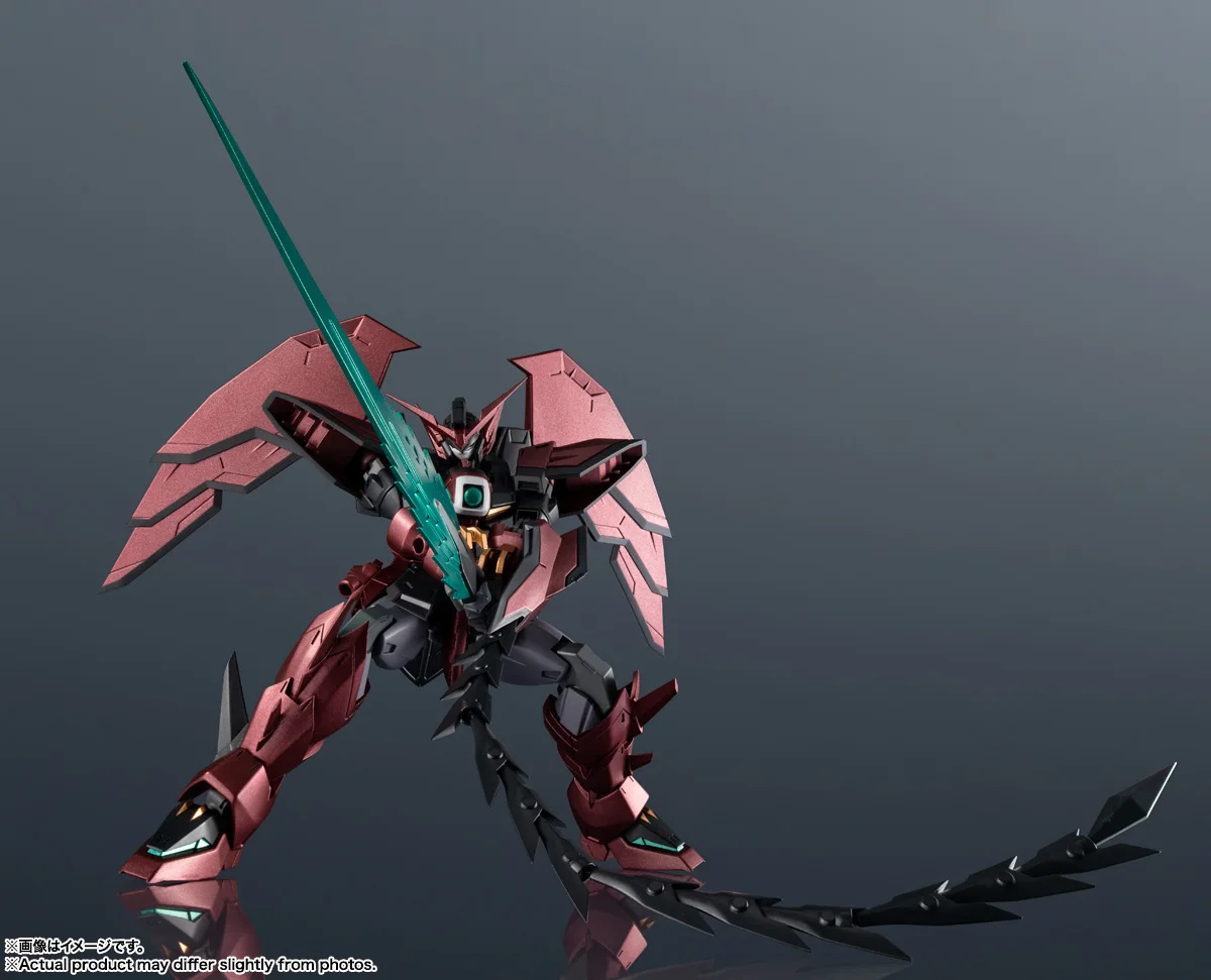 Modelo Original genuino BANDAI Gundam Universe Gundam Wing 16cm Oz-13ms Gundam Epyon decoración de modelos coleccionables