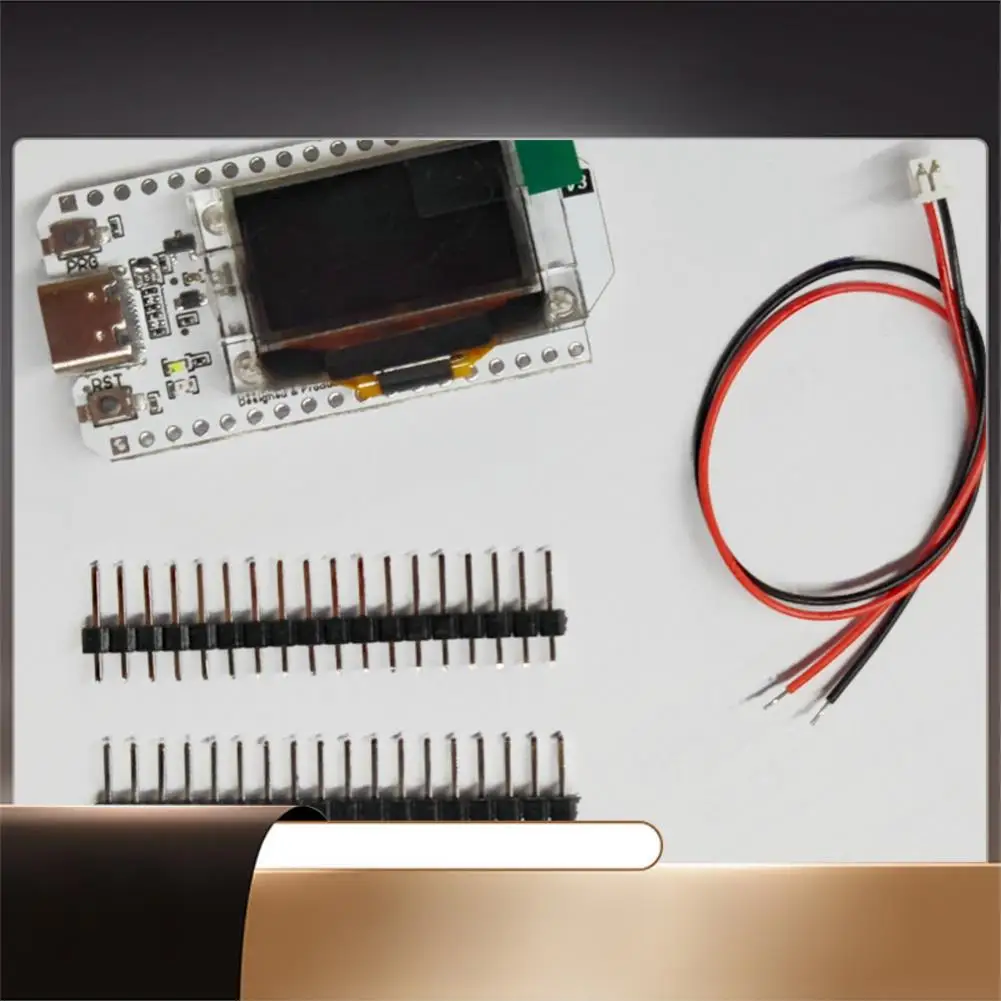 H ELTEC AUTOMATION WIFI ESP32 Wifi Kit 32 V3 Placa de desarrollo blanco + negro azul pantalla OLED Internet de las cosas para Arduino-X6