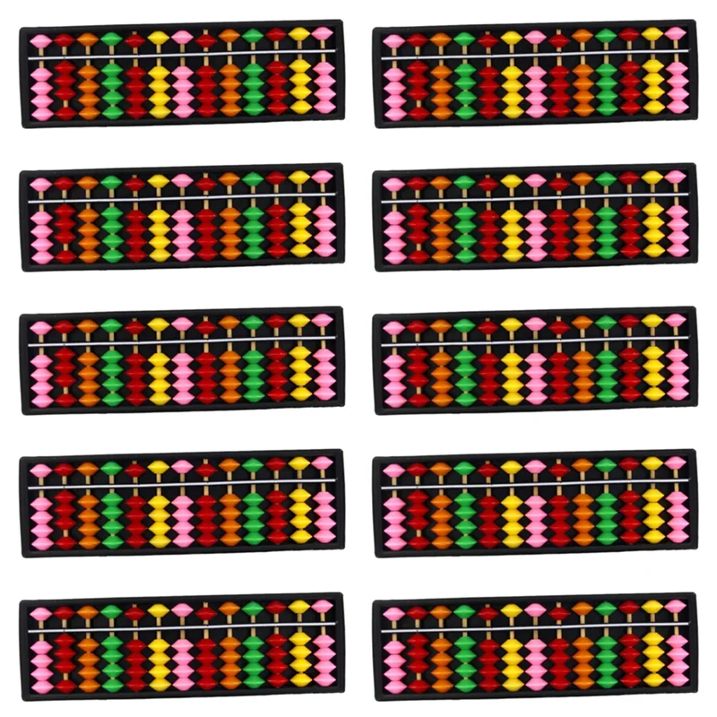 

10X портативный пластиковый инструмент для расчета арифметических счетов