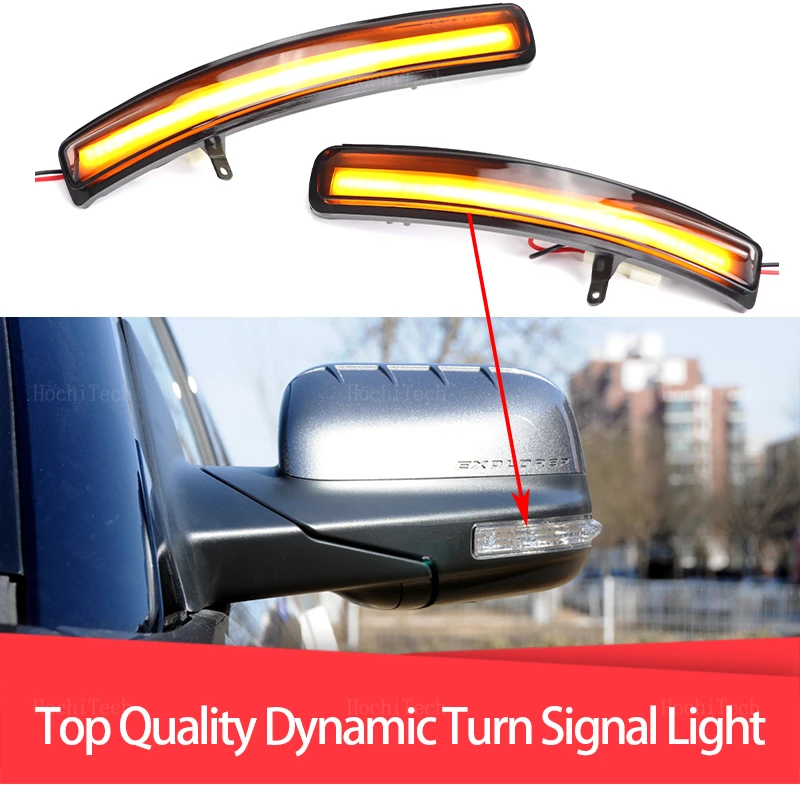 

LED Dynamic Turn Signal Light Side Mirror Sequential Indicator Blinker Lamp For Ford Explorer U502 2011-2019 Left Hand Drive