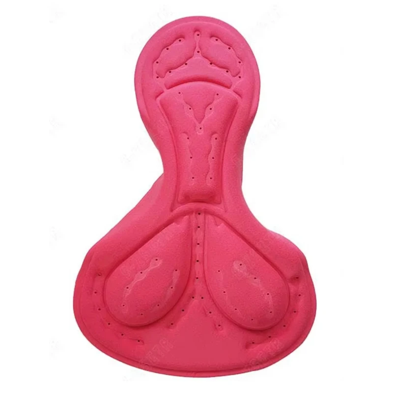 Women Cycling Gel Pad 9D Shockproof Pink Cushioned Pad Breathable Hole Riding Base Cushion 12D 19D 20D Moto Silicone Gel Pad